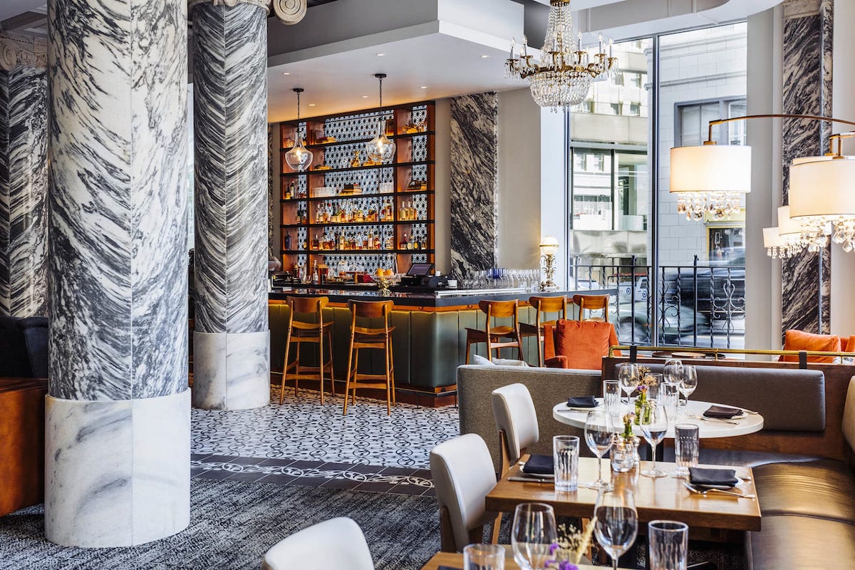 By George pairs modern luxury with historic grandeur inside the restored Candler Building. | Photo by By George