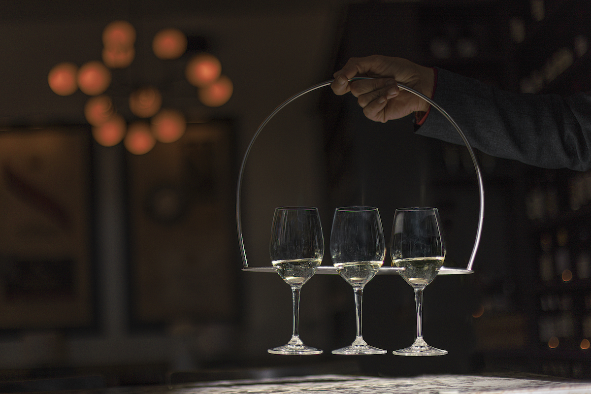 Wine flight at Cru Wine Bar. | Photo by Cru Wine Bar