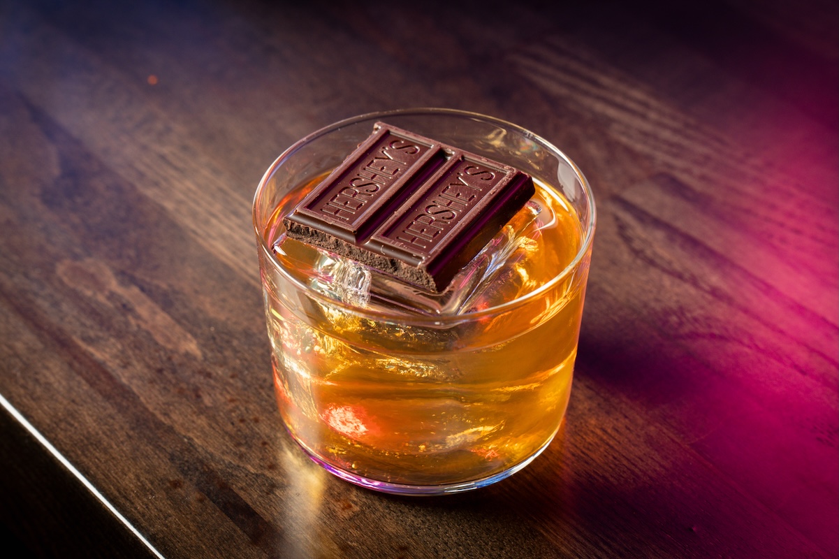 The sweet new cocktails at Adventure Time include this Bitter Chocolate Baddie. | Photo by Jeff Fierberg