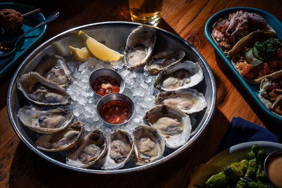 Yes, you can get happy hour oysters at Blue Island Oyster Bar. | Photo by Joni Schrantz