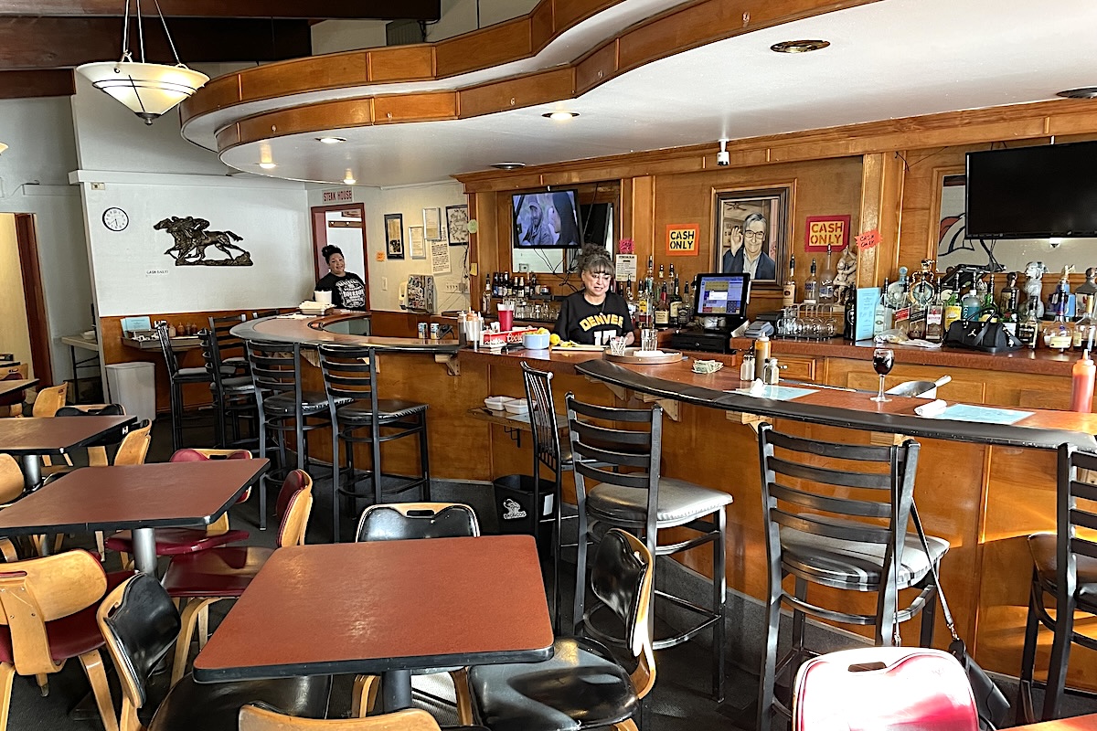 DEN_Columbine_2_by_Ruth_Tobias - DiningOut Inside the current day Columbine Steak House. | Photo by Ruth Tobias