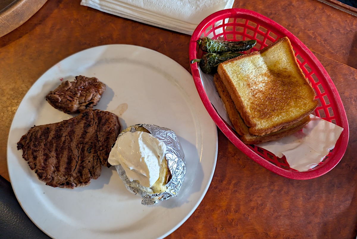 DEN_Columbine_Steak_House_by_Linnea_Covington_ribeye - DiningOut There aren't many places you can get a solid steak dinner for $30 and under. | Photo by Linnea Covington
