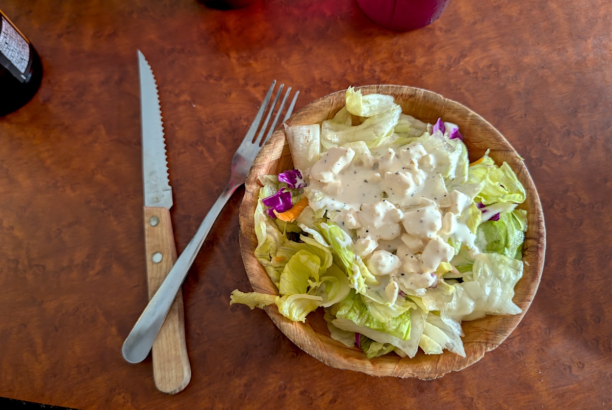 DEN_Columbine_steak_house_by_Linnea_Covington_salad - DiningOut Everything is made fresh here, down to the blue cheese dressing. | Photo by Linnea Covington denver