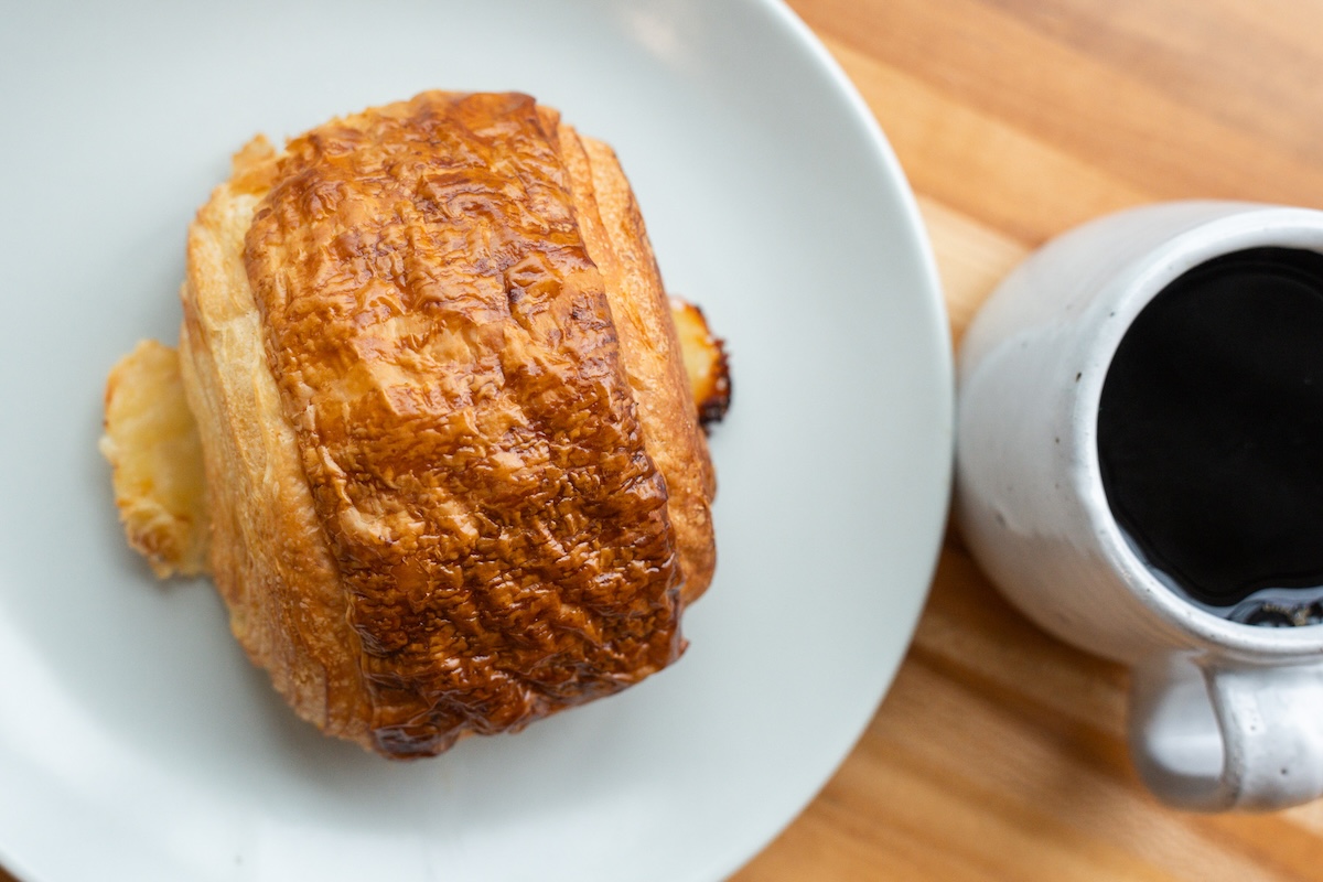Get one of the best chocolate croissants at Hearth. | Photo by Jeff Fierberg 
