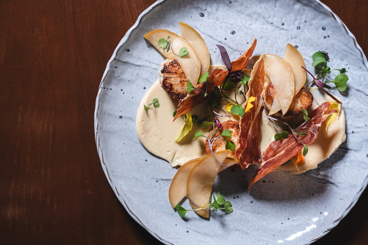 Check out the scallops on the Madeline opening menu. | Photo by Stephanie Kelly Photo