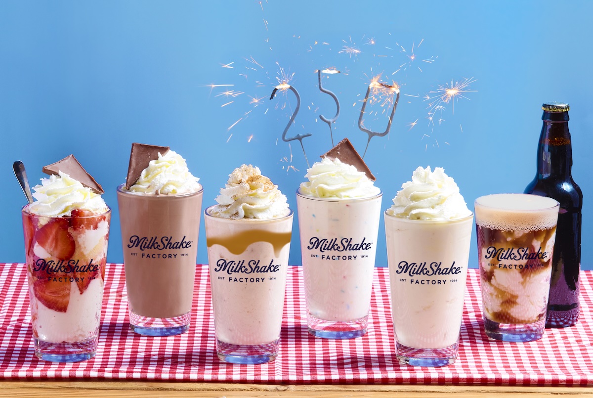 The All American Menu. | Photo courtesy of MilkShake Factory