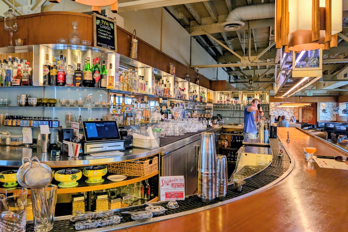 The bar at Steuben's. | Photo by Linnea Covington