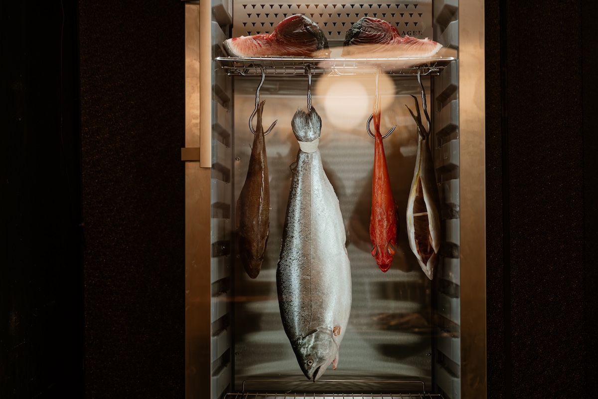 Make sure to check out the dry-aged fish program. | Photo by Lucy Beaugard