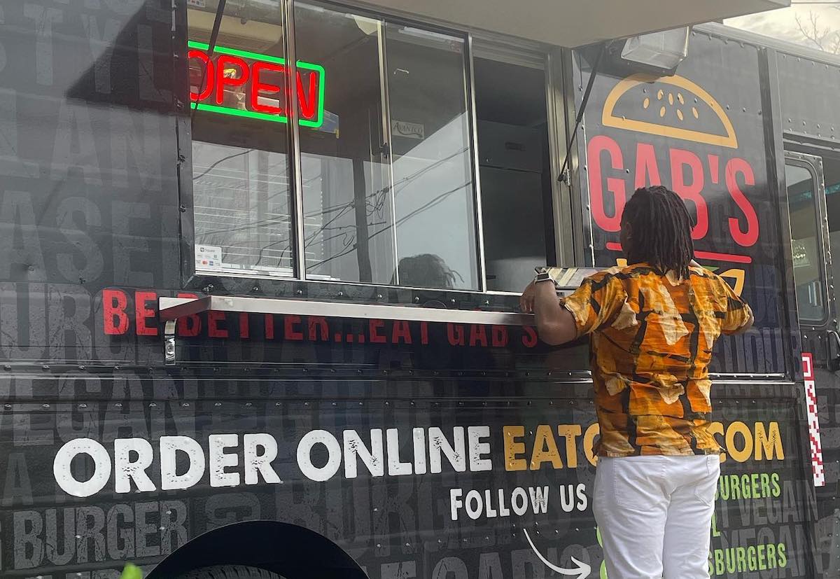 The Good As Burgers truck takes orders at the window. | Photo by Good As Burgers