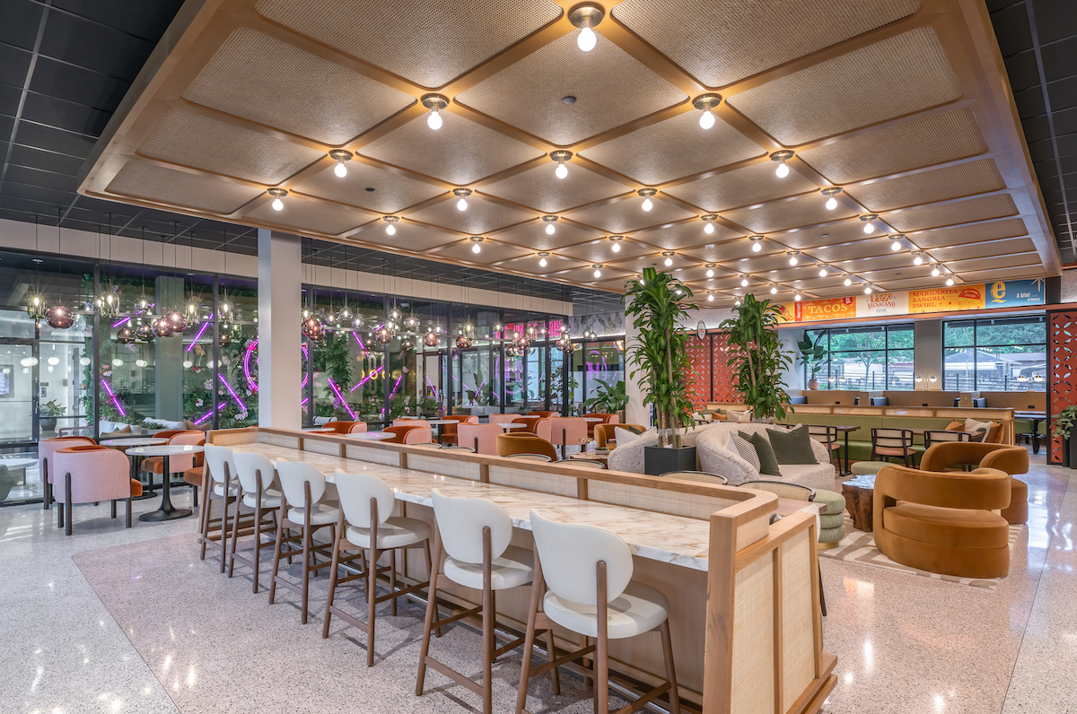 The interior of Halidom, a chef-driven food hall in East Atlanta Village. | Photo by Halidom