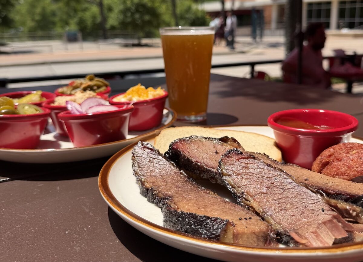 Lankford’s inaugural Brisket & Beer Bash will pair house-smoked barbecue plates with a full Saint Arnold Brewing Company tap takeover during the all-day event in the Woodlands. | Photo by Sydney van der Does