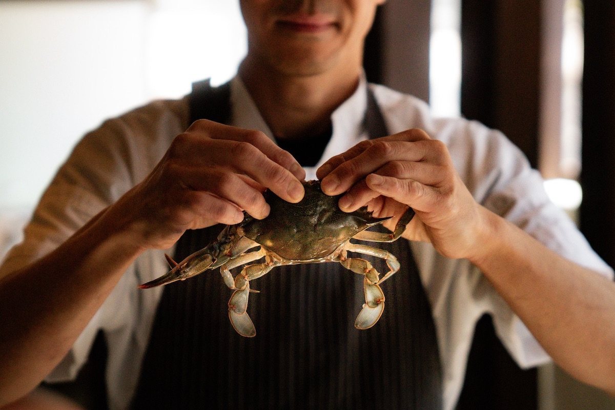 Soft shell crab season at Kata Robata means crispy fried crab served with Singaporean chili sauce, a longtime favorite that regularly sells out. | Photo by Kata Robata