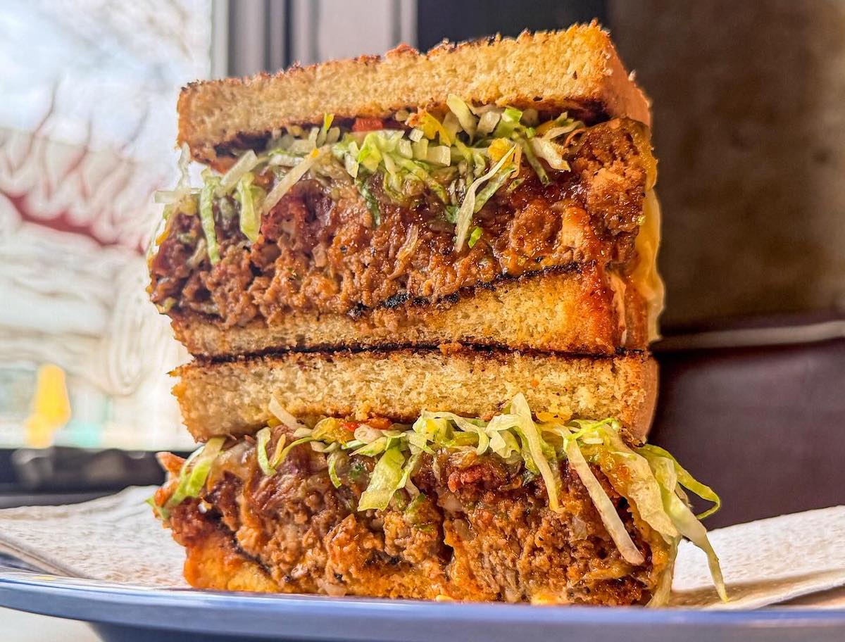 The Mighty Meatloaf & Overlord sandwich at Gene's BBQ. | Photo by Gene's BBQ