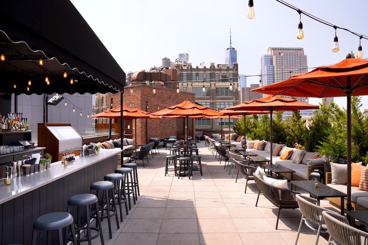 NYC_ART Soho Outdoor Rooftop Image 2 - DiningOut Head to SoHo for a wonderful patio experience. | Photo courtesy of ART SoHo at Arlo SoHo