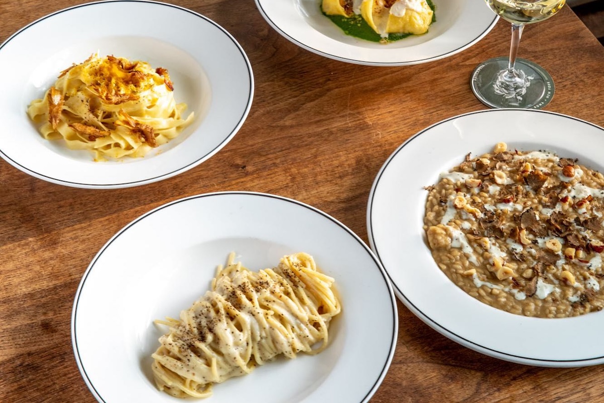 All the pastas here are good, but on Sundays you can get carbonara. | Photo courtesy of Antica Pesa Brooklyn