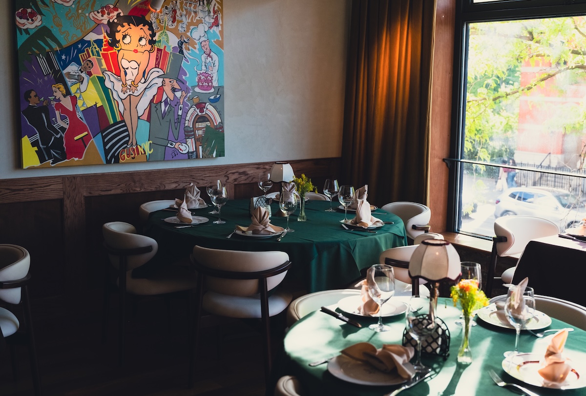 NYC_Gusi_betty - DiningOut The two-story Gusi in NYC mixes classy and modern art. | Photo courtesy of Gusi