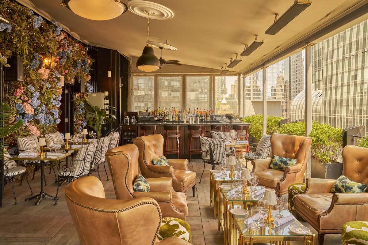NYC_Le Jardin Rooftop - DiningOut It's not everyday you can enjoy a garden above the city. | Photo courtesy of Le Jardin Rooftop