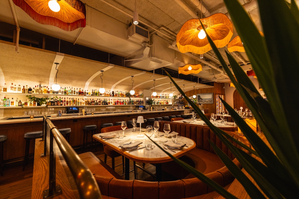 NYC_Leonetta Bar - DiningOut The sultry dining room is good for a first or last date. | Photo courtesy of Leonetta