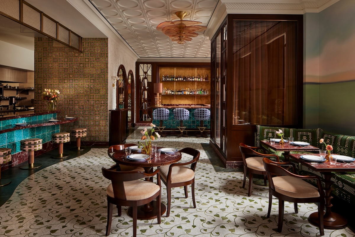 Inside Maison Passerelle, one of three eateries inside this French shop. | Photo courtesy of Printemps