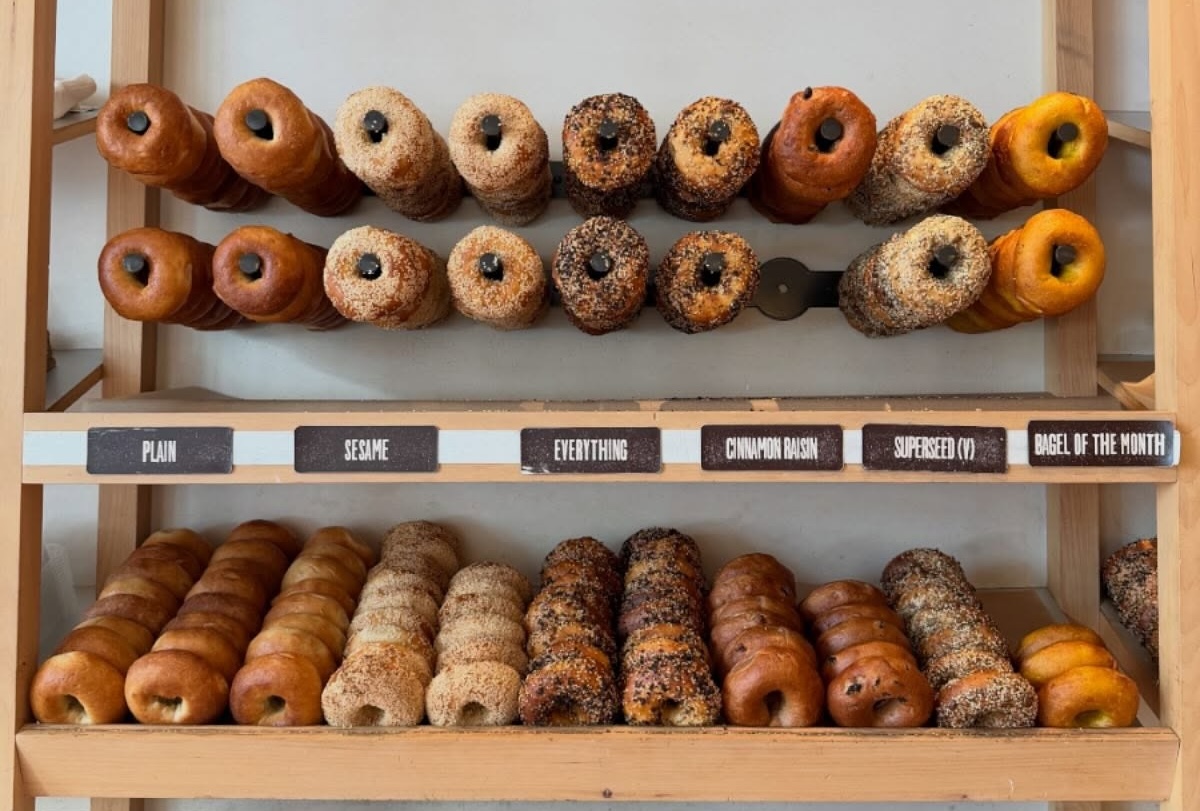 Pick your favorite bagel. | Photo courtesy of Modern Bread and Bagel﻿