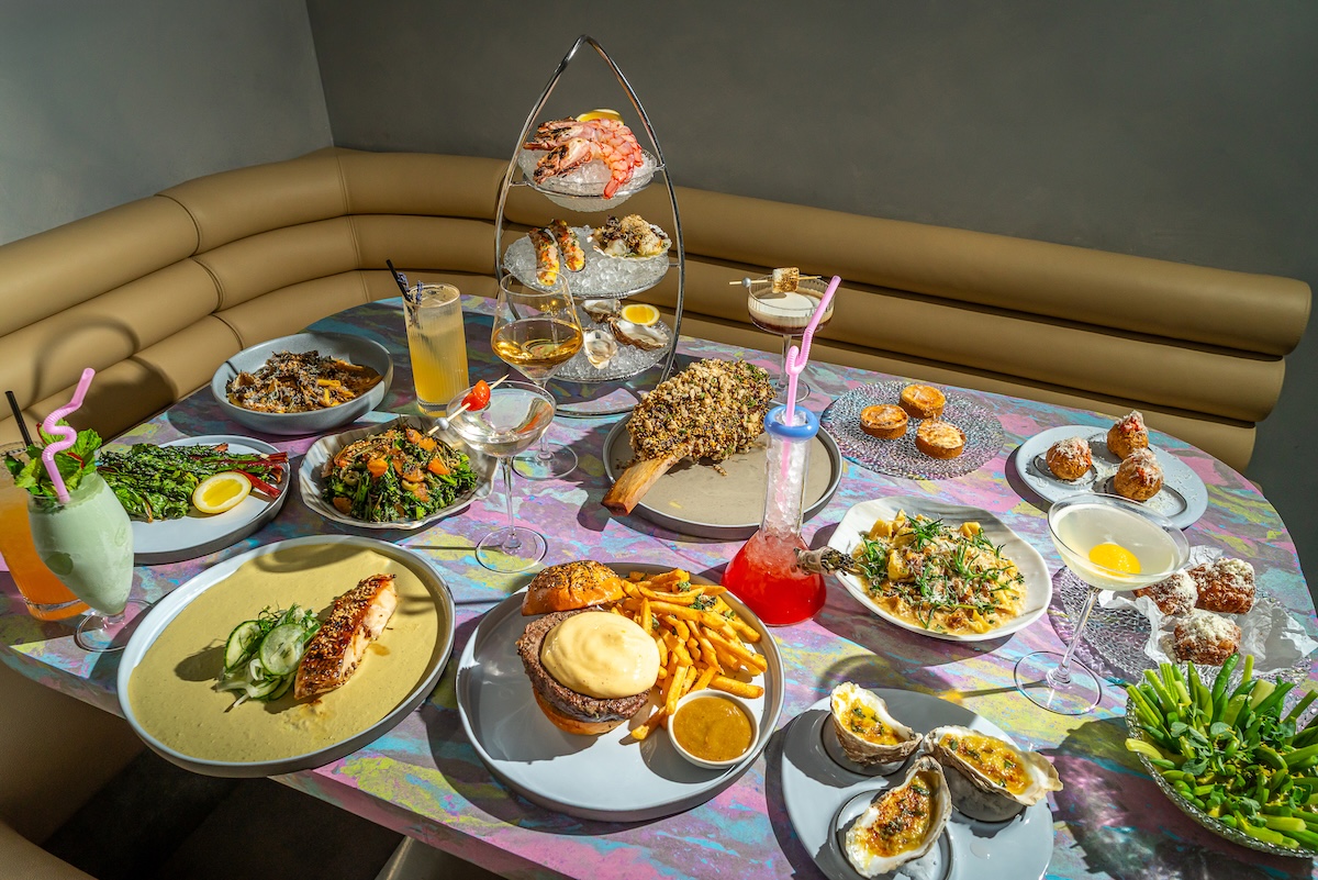 A spread of delights at Pinky Swear in NYC. | Photo by Noah Fecks