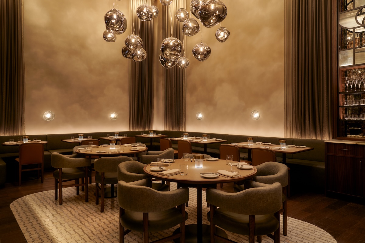The high-end elegance of Santi goes well with the Italian fare. | Photo by Seth Caplan