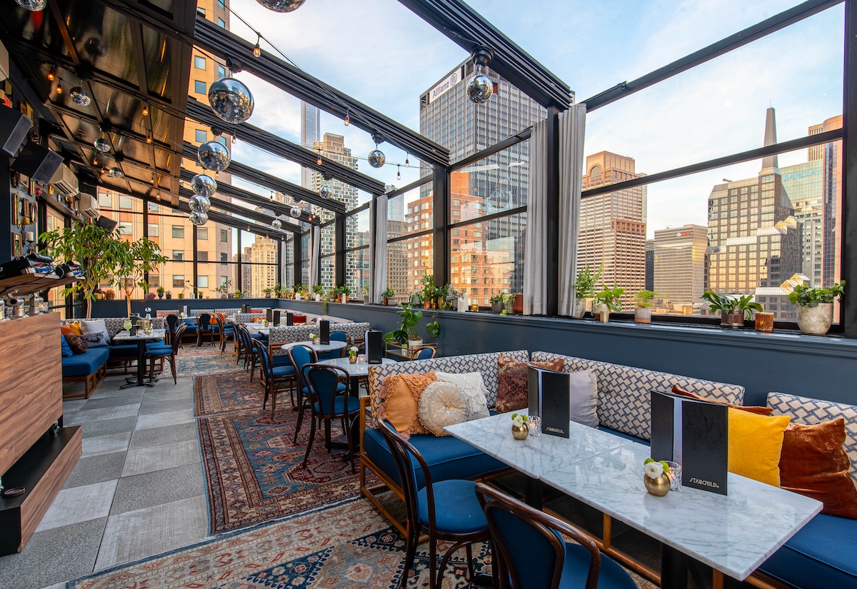 NYC_Starchild Rooftop credit- Jason Greenspan Photography and Carver Road hospitality - DiningOut Starchild at the Civilian Hotel has a gorgeous rooftop cafe. | Photo by Jason Greenspan Photography