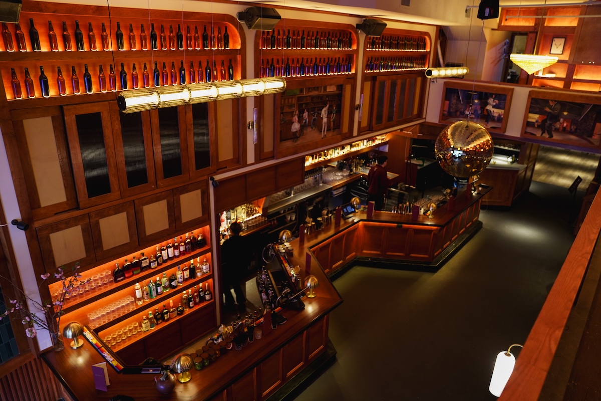The bar at the newly-opened Yesterday's in NYC. | Photo by Jessica Bozzello
New York nyc