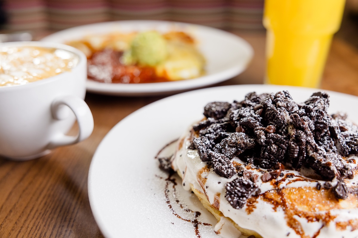 Get down with some of the best pancakes and a coffee. | Photo courtesy of Butters Pancakes and Café 
