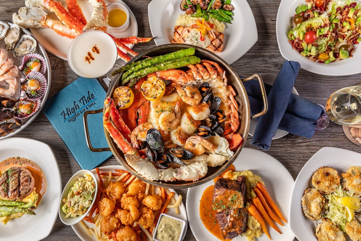 Get all the seafood. | Photo courtesy of High Tide Seafood Bar 