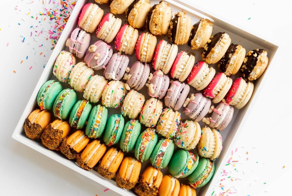 This sweet shop is known for its macrons. | Photo courtesy of Růže Cake House