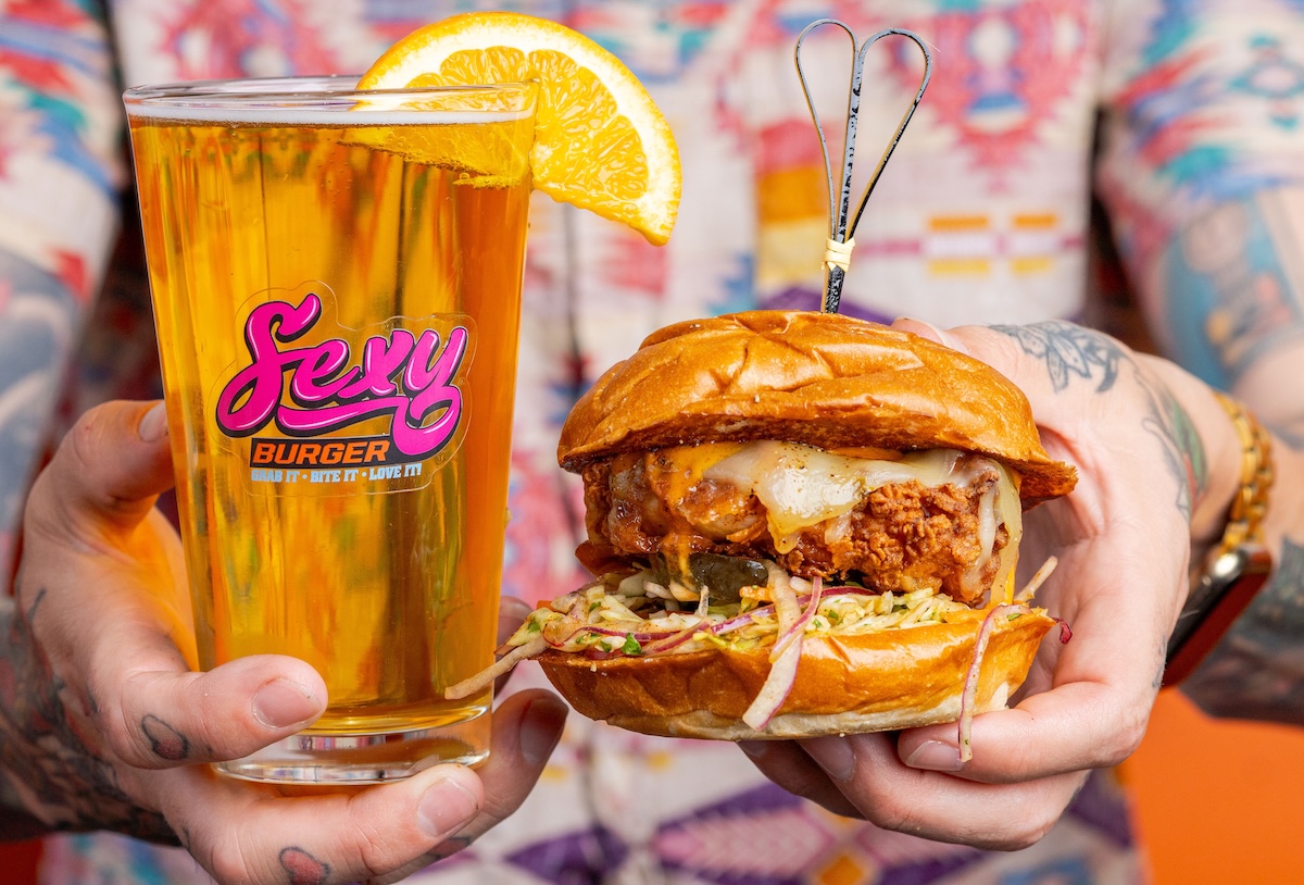 Grab a great hamburger and a beer at this Phoenix favorite. | Photo courtesy of Sexy Burger