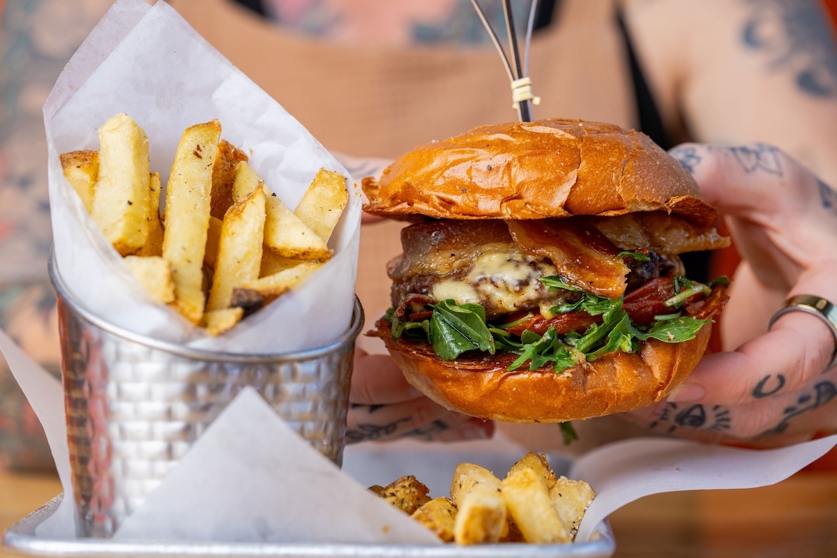 The stunning and tasty burger at Sexy Burger. | Photo courtesy of Sexy Burger