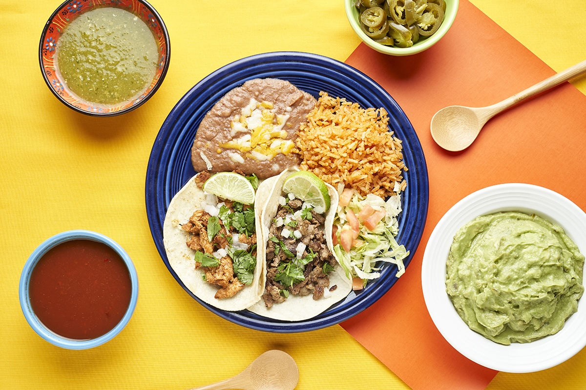 PHX_Someburros Combo_Courtesy of Someburros - DiningOut Combos, which are served with rice and beans, are a popular menu item. | Photo courtesy of Someburros