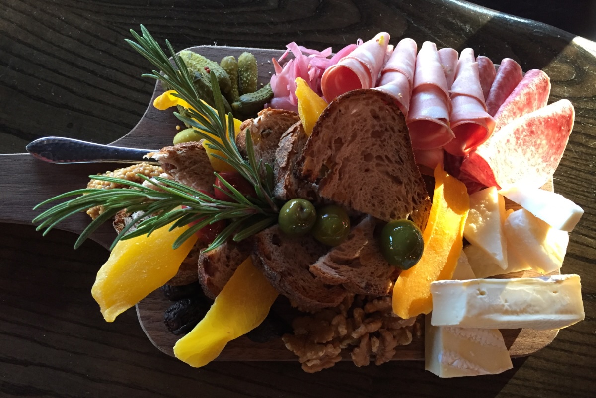 Pair a favorite drink with Isabella Kitchen's charcuterie board. | Photo by Rudri Bhatt Patel 