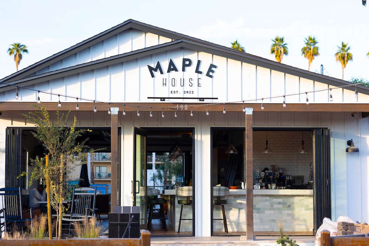 It looks like a house, but feels like a coffee shop. | Photo courtesy of Maple House