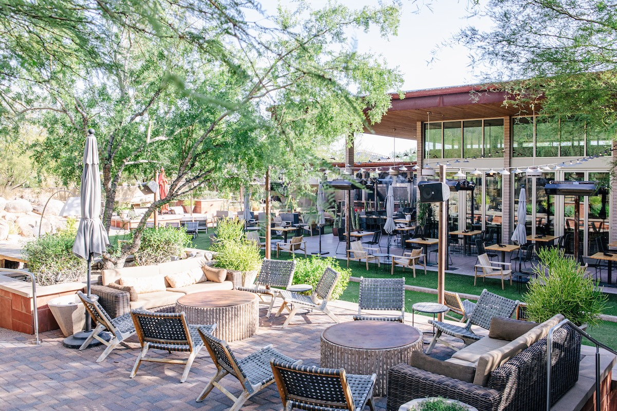 Take a seat and enjoy the weather on this spacious patio. | Photo courtesy of The VIG