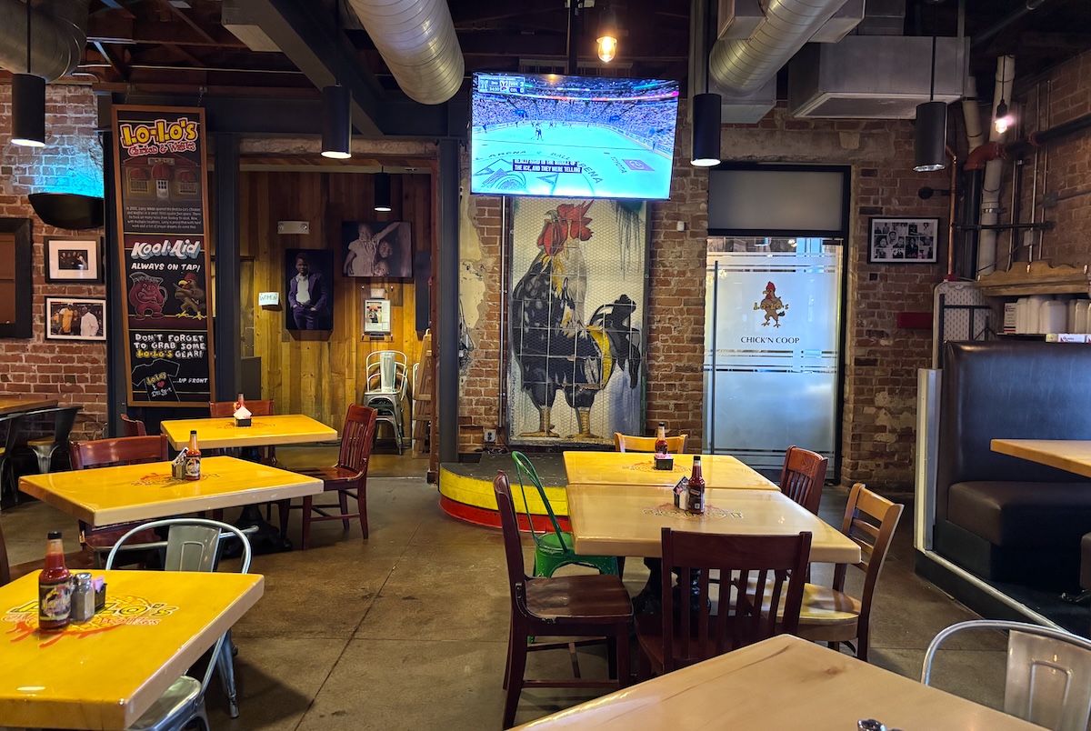 Inside Lo-Lo’s Chicken & Waffles. | Photo by Kris Ann Valdez
