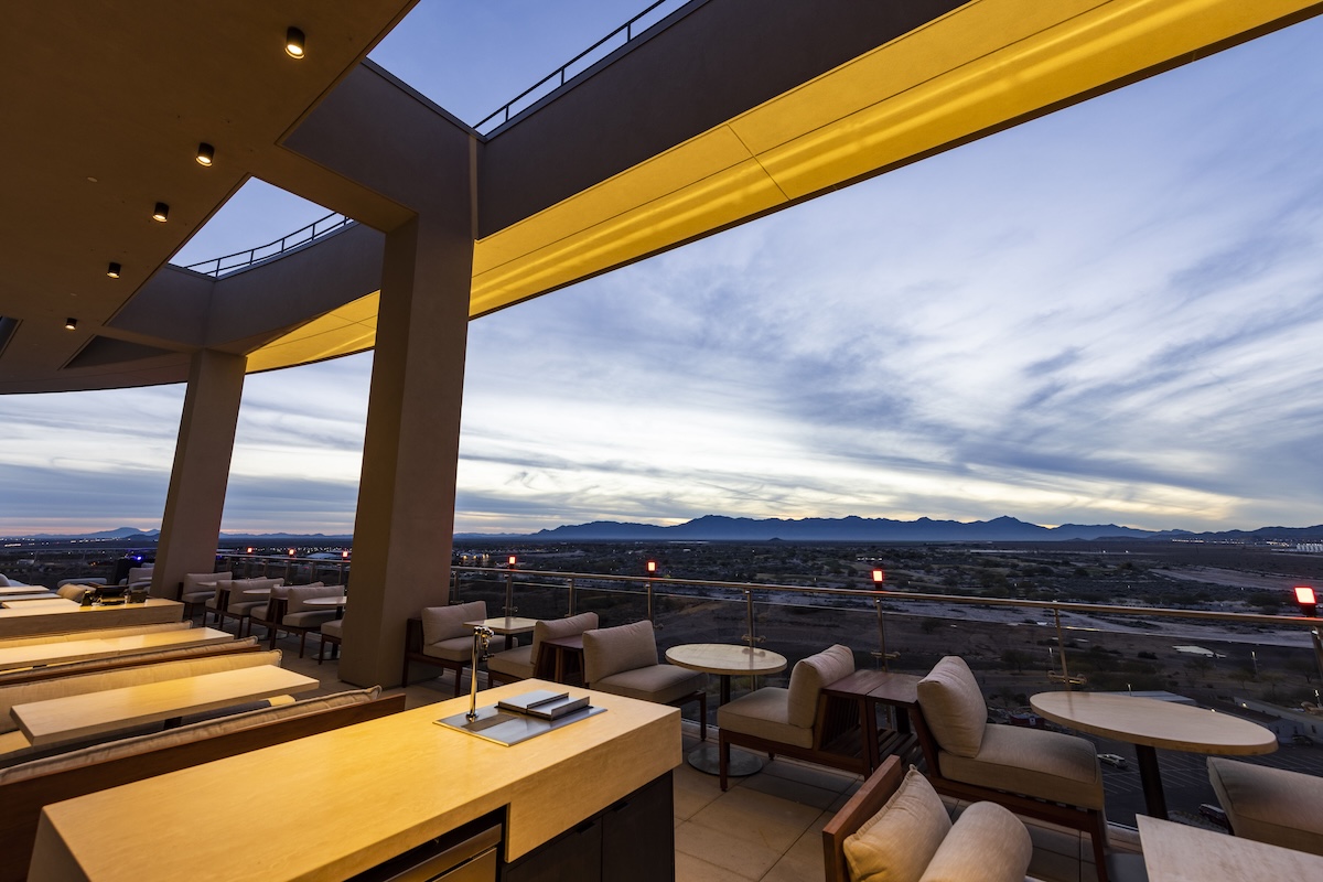 The view from the rooftop bar is unbeatable. | Photo courtesy of Prime Steak House