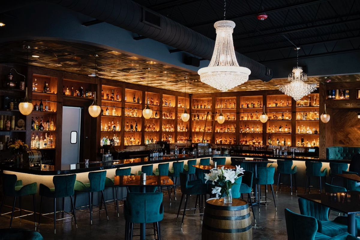 Permission Whiskey & Service Co. in Houston Heights has earned a national reputation for its extensive whiskey collection and upscale cocktail program since opening in 2020. | Photo by Permission Whiskey & Service Co.