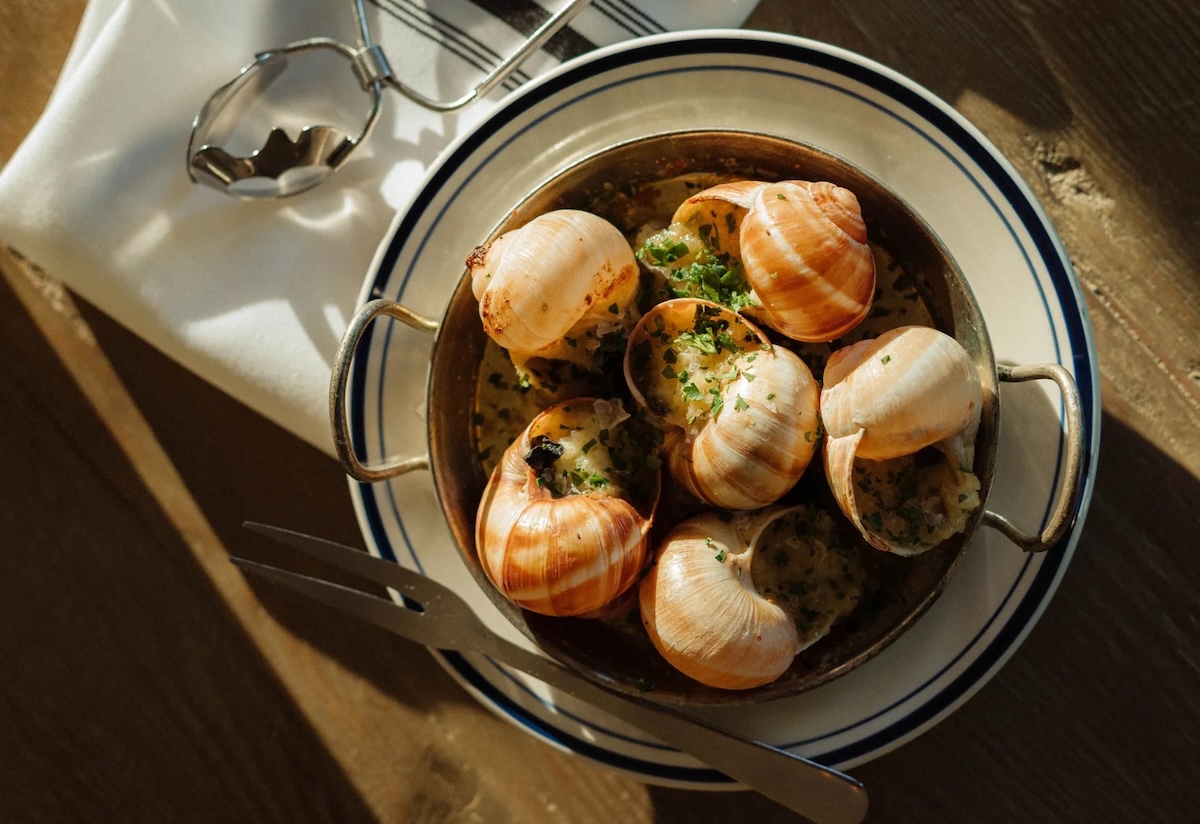 The prettiest, and possibly the tastiest escargot in town. | Photo courtesy of Sottise 