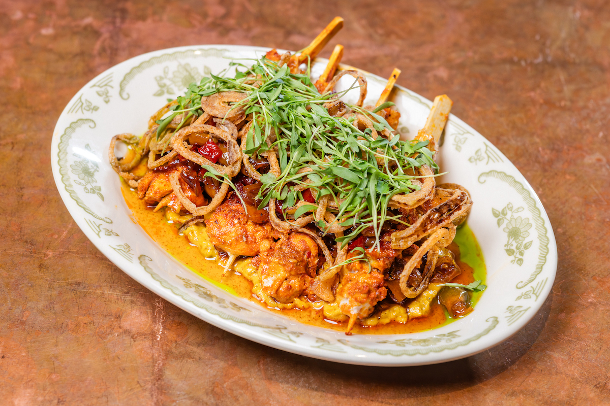 Piri Piri chicken skewers at Flight Club. | Photo by CWPR Flight Club