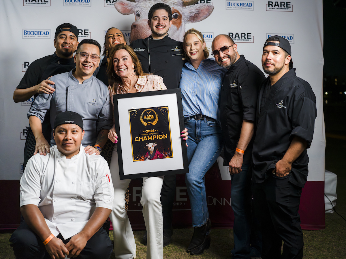 The Dee Lincoln Prime team celebrate their win at RARE Dallas. | Photo by Dacoge Media