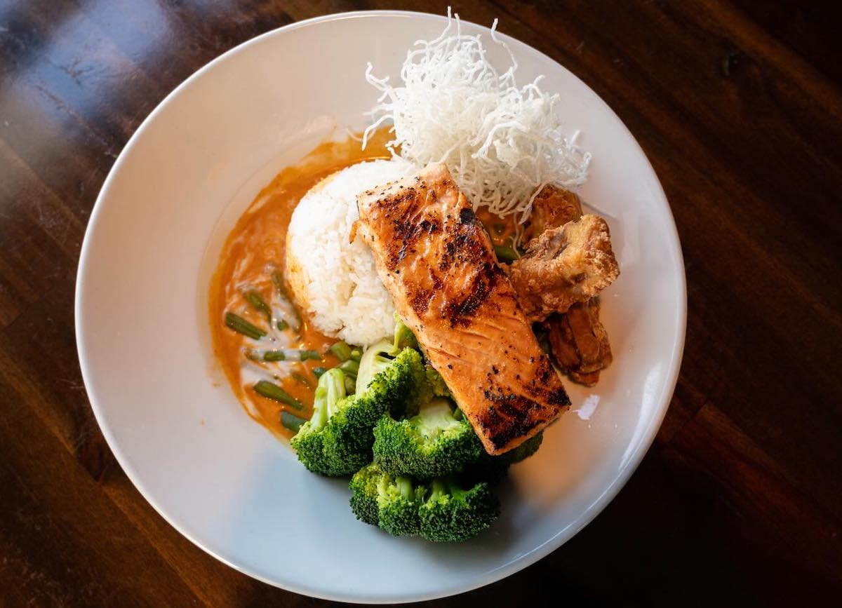 Salmon panang at Tuk Tuk Thai Food Loft. | Photo by Tuk Tuk Thai Food Loft 