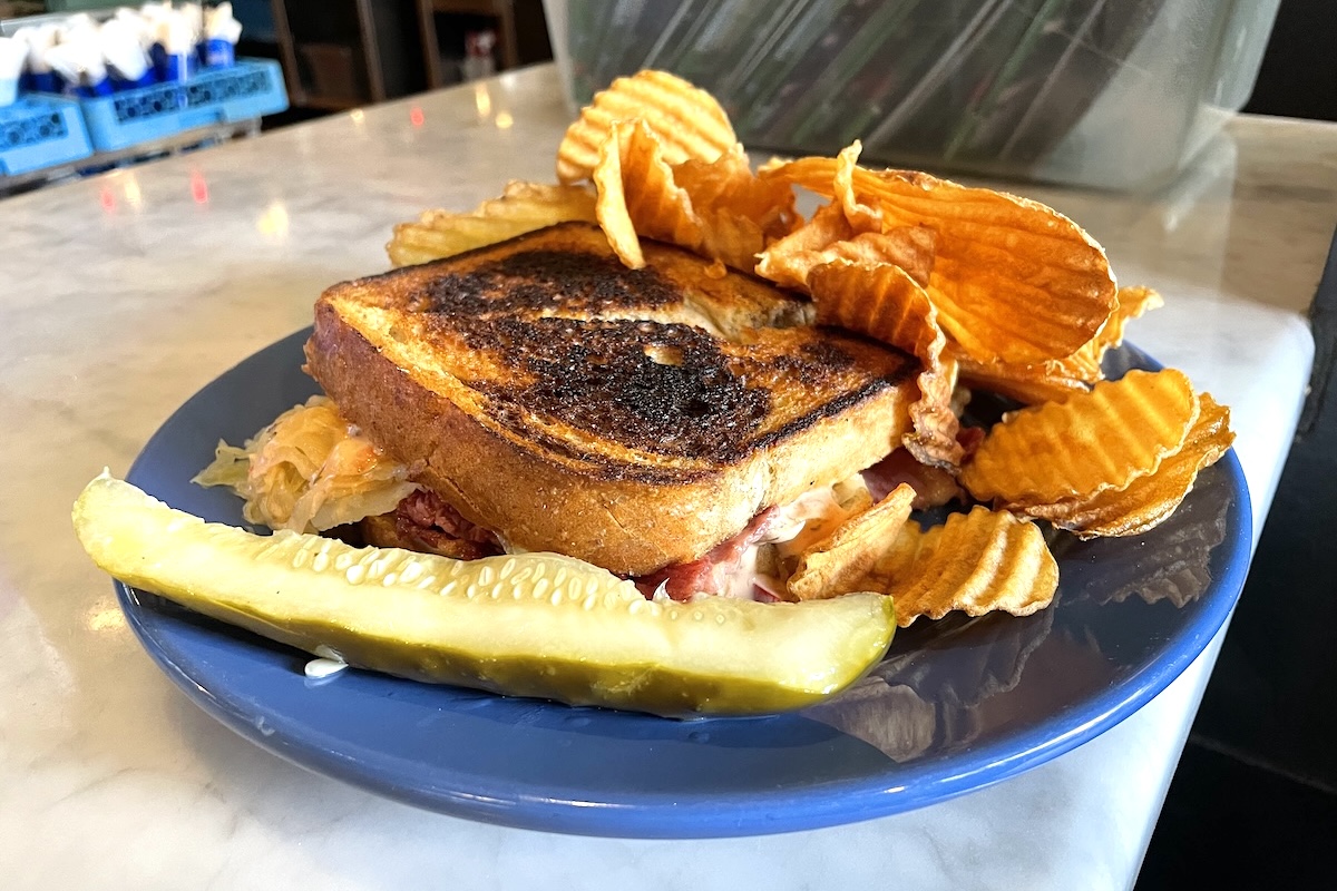 The menu at Sam's No. 3 reads like a book, and this Reuben is just one of the items. | Photo by Ruth Tobias