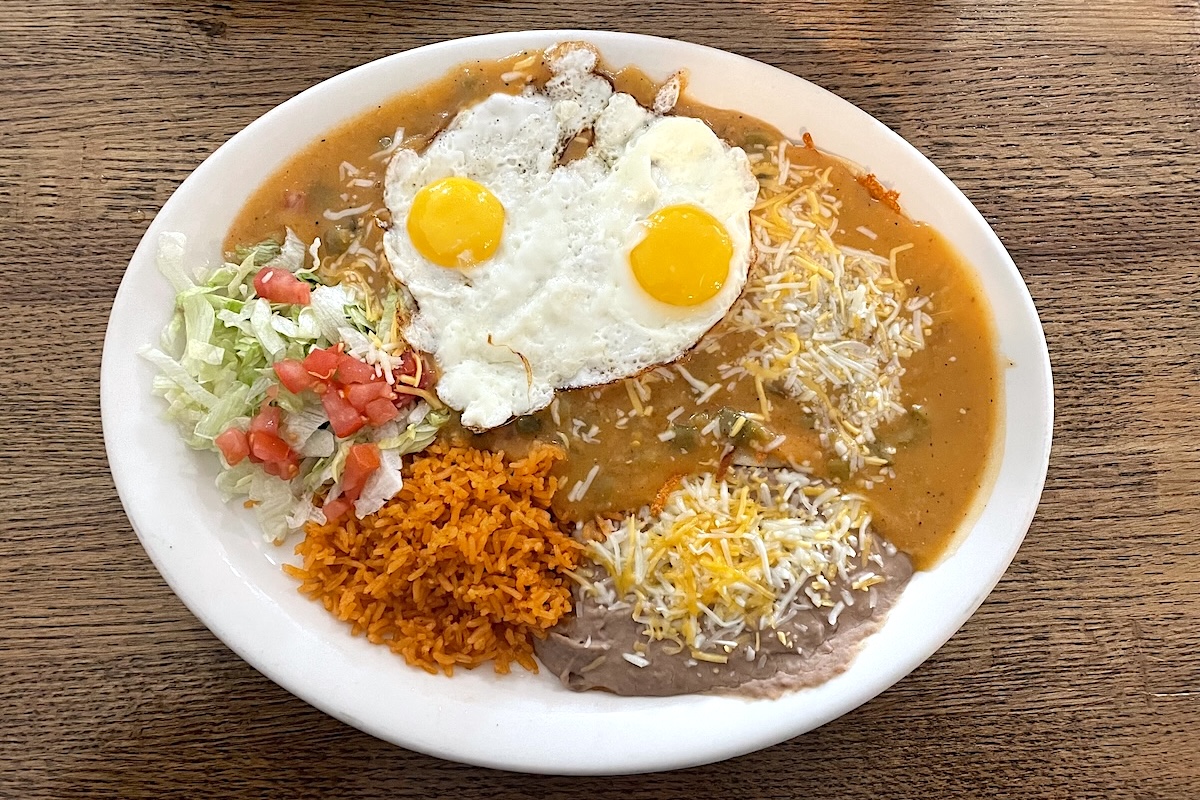 Grab a plate of huevos rancheros at Santos Café & Grill. | Photo by Ruth Tobias