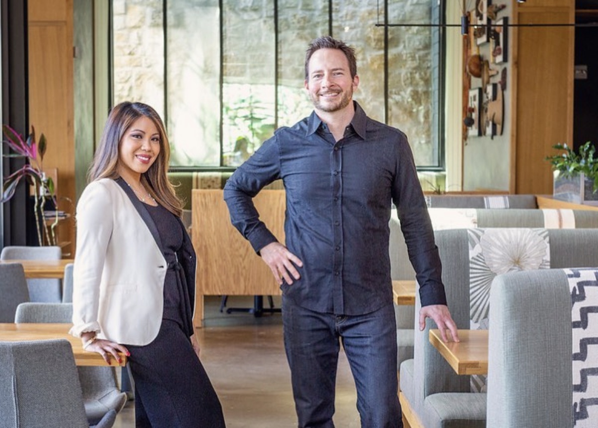 Thy and Matthew Mitchell in the dining room at Traveler's Table in Montrose. | Photo by Traveler's Table