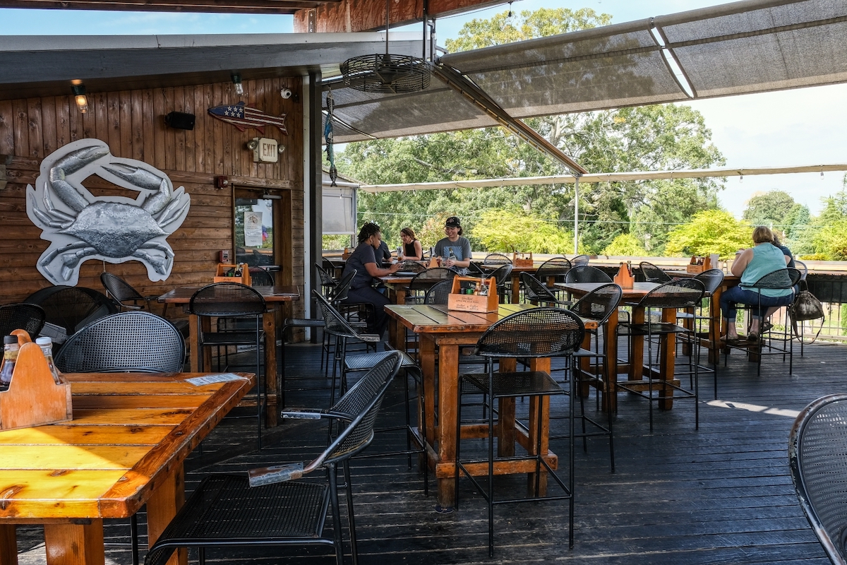 The patio at Six Feet Under. | Phoot by Six Feet Under