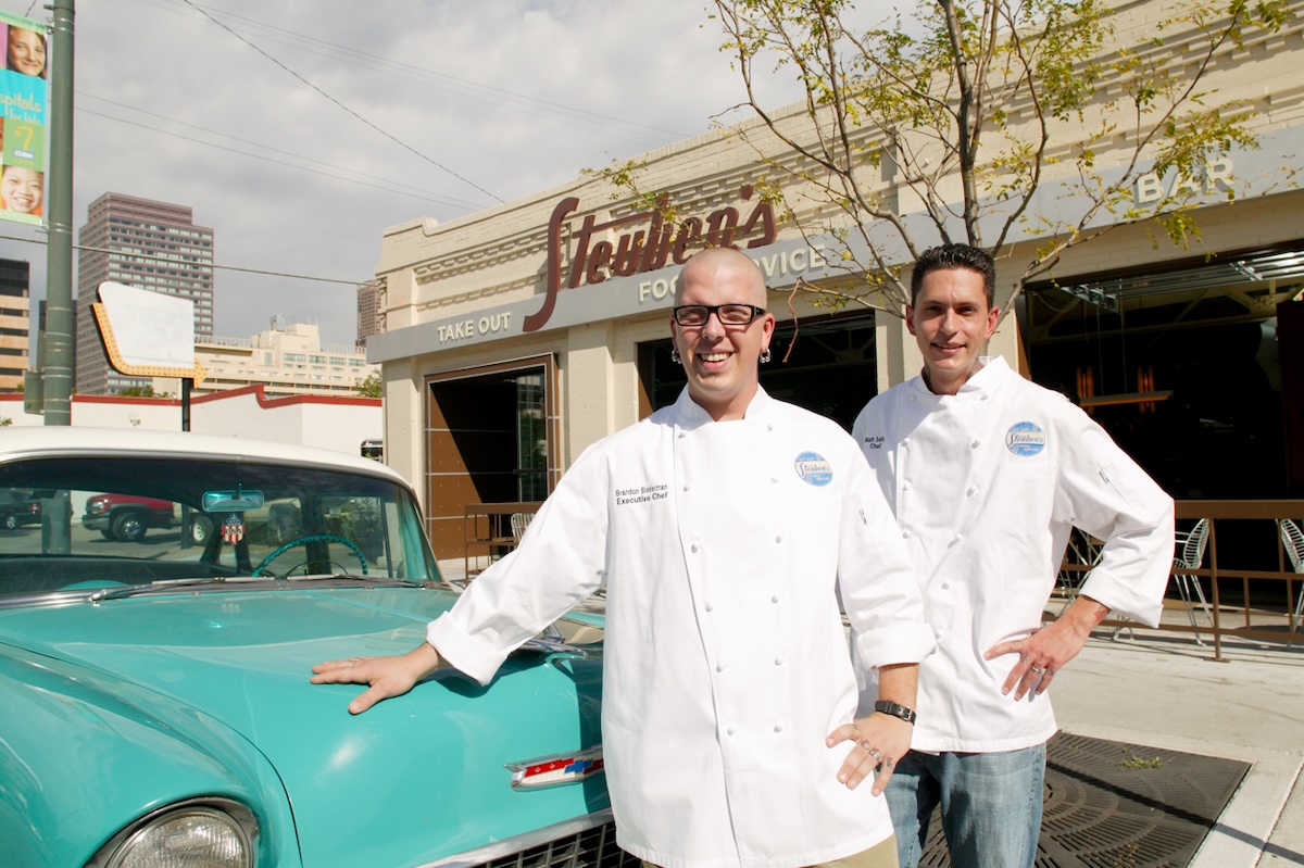 The opening Steuben's team included chefs Brandon Biederman and the late Matt Selby. | Photo courtesy of Josh Wolkon