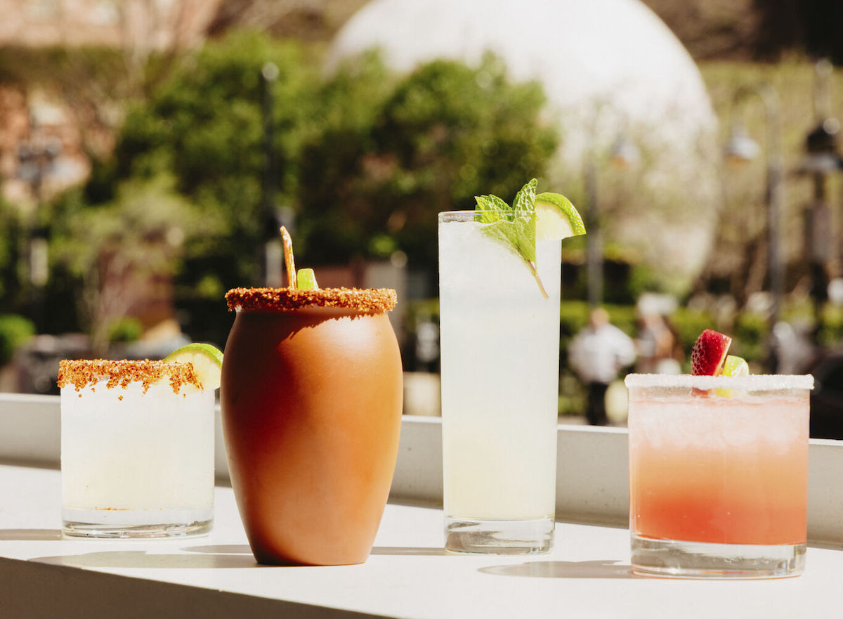 A lineup of signature cocktails at Luna Roja. | Photo by Luna Roja